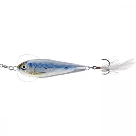   Livetarget Flutter Shad Jigging Spoon Silver/Blue 11gr 5cm Lingură oscilantă