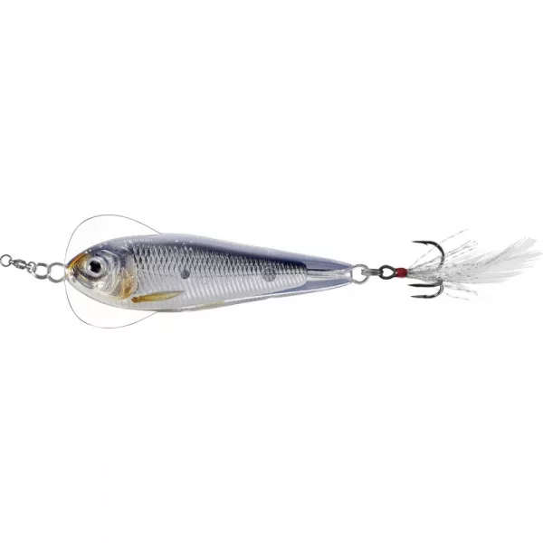 Livetarget Flutter Shad Jigging Spoon Silver/Black 11gr 5cm Lingură oscilantă