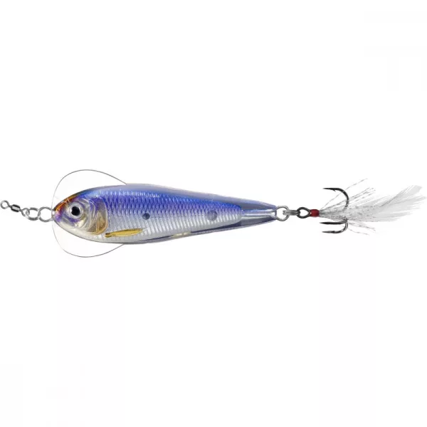 Livetarget Flutter Shad Jigging Spoon Silver/Violet 11gr 5cm Lingură oscilantă