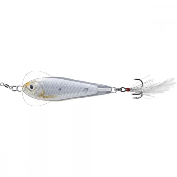 Livetarget Flutter Shad Jigging Spoon Silver/Pearl 11gr 5cm Lingură oscilantă