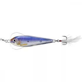   Livetarget Flutter Shad Jigging Spoon Silver/Violet 14gr 5,5cm Lingură oscilantă