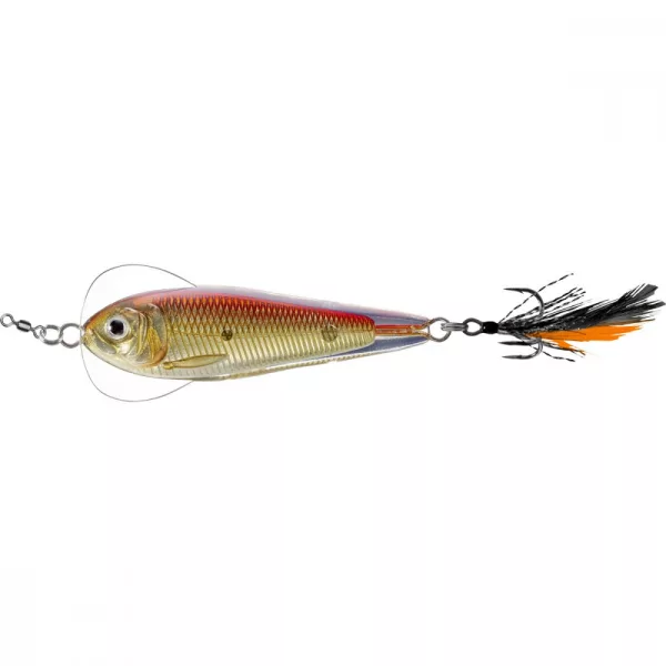 Livetarget Flutter Shad Jigging Spoon Gold/Red 14gr 5,5cm Lingură oscilantă