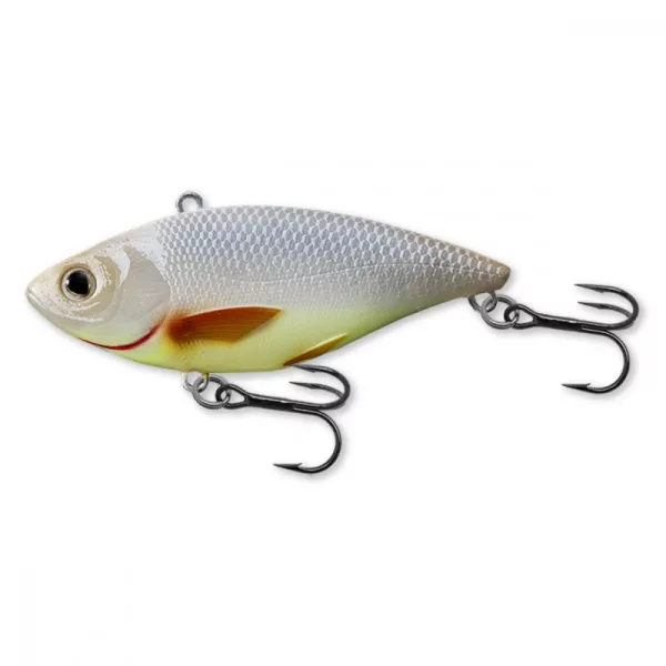 Livetarget Shiner Auriu Rattlebait Fosforescent/Alb 6cm 7gr Nalucă Artificială Verticală