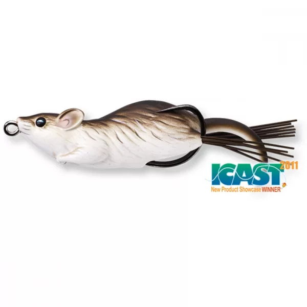 Livetarget Mouse Walking Bait Maro/Alb 6cm 11gr Momeală Artificială Șoarece
