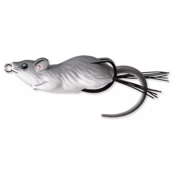 Livetarget Mouse Walking Bait Gri/Alb 7cm 14gr Momeală Artificială Șoarece