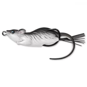   Livetarget Mouse Walking Bait Negru/Alb 7cm 14gr Momeală Artificială Șoarece