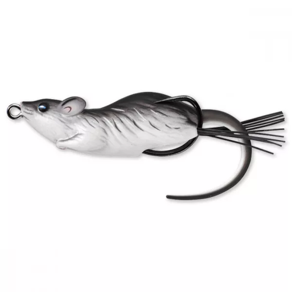Livetarget Mouse Walking Bait Negru/Alb 7cm 14gr Momeală Artificială Șoarece