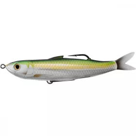   Livetarget Shiner Walking Bait Lămâie Verde Metalic 11,5cm 14gr Pește de cauciuc