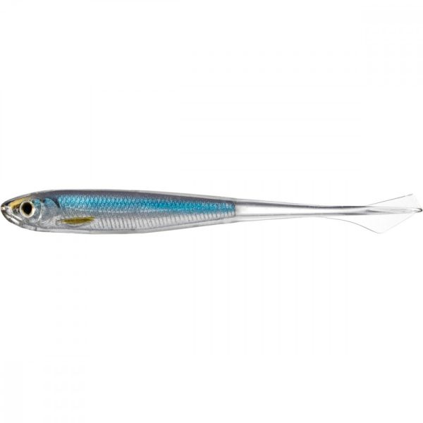 Livetarget Ghost Tail Minnow Dropshot Bait Argintiu/Albastru 9,5cm Peștișor de cauciuc