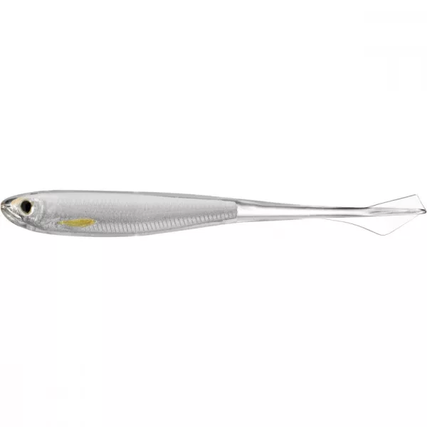 Livetarget Ghost Tail Minnow Dropshot Bait Argintiu/Perlă 9,5cm Peștișor de cauciuc