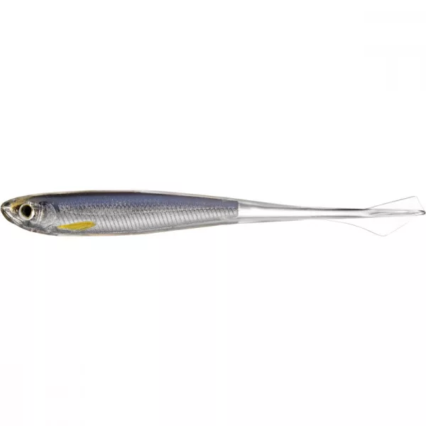 Livetarget Ghost Tail Minnow Dropshot Bait Argintiu/Fumuriu 9,5cm Peștișor de cauciuc