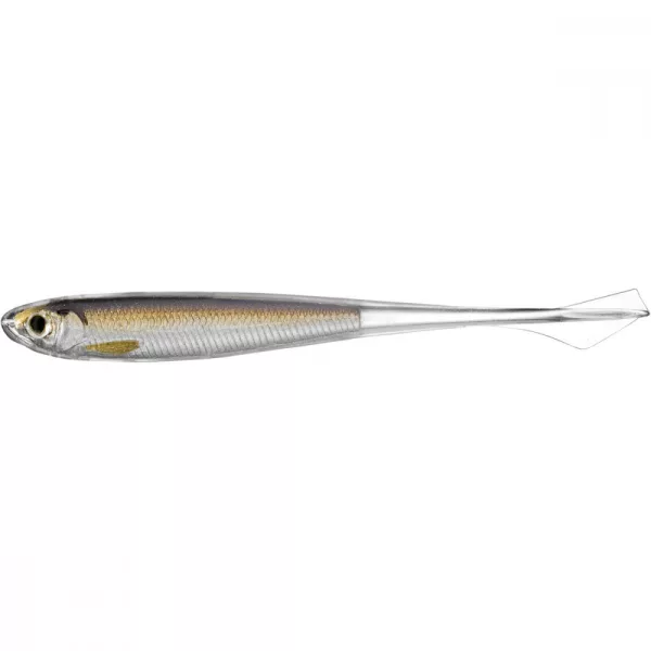 Livetarget Ghost Tail Minnow Dropshot Bait Argintiu/Maro 9,5cm Peștișor de cauciuc
