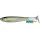 Livetarget Slow-Roll Shiner Paddle Tail Argintiu/Verde 8,5cm Pește de cauciuc 4db