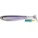 Livetarget Slow-Roll Shiner Paddle Tail Swimbait Silver/Purple 10cm Nalucă moale 4 buc.
