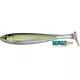 Livetarget Slow-Roll Shiner Paddle Tail Argintiu/Verde 10cm Pește de cauciuc 4db