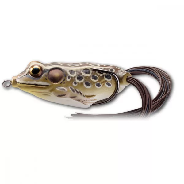 Livetarget Naluță artificială tip broască „Walking Bait” Bej/Maro 4,5cm 7gr