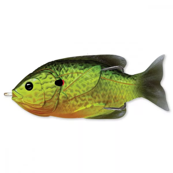 Livetarget Sunfish Walking Bait Florescent Pumpkinseed 7,5cm 12gr Pește soare Nalucă artificială