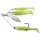Livetarget Minnow Spinner Rig Chartreuse/Argintiu Mic 11gr Spinnerbait