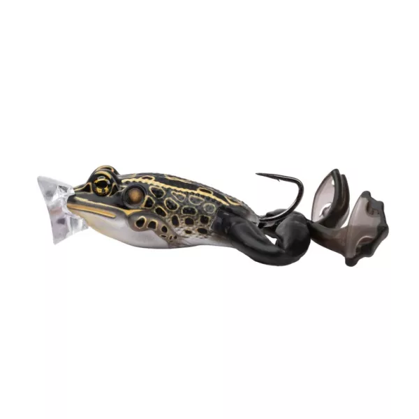 Livetarget The Ultimate Frog Popper Bait Maro Negru 5cm 21gr Imitatie Broască