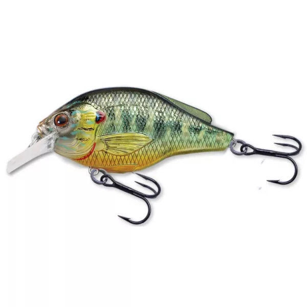 Livetarget Pumpkinseed Flat-Side Squarebill Metallic Gloss 6cm 7gr Wobbler Plutitor