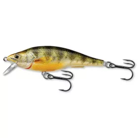   Livetarget Jerkbait Biban Galben Luciu Metalic 9,8cm 16gr Vobler Plutitor