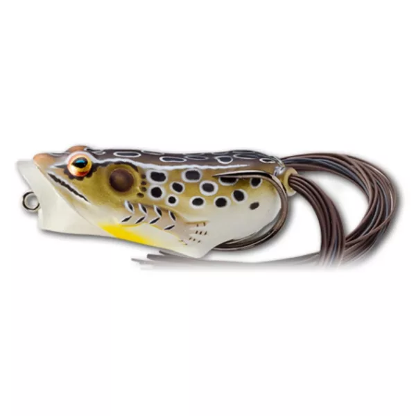 Livetarget Broască Popper Cafeniu-Maro 5,5cm 11g Flotant Imitație de Broască