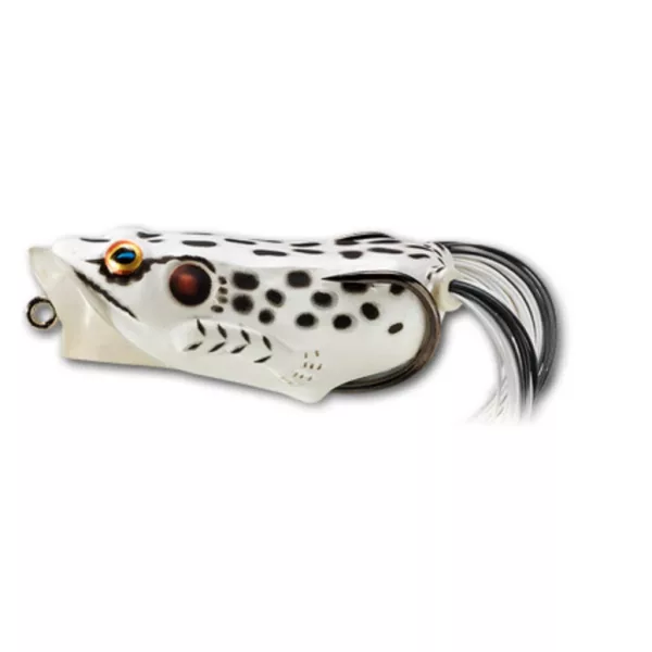 Livetarget Frog Popper Albino White 5,5cm 11gr Imițatie Broască Plutitoare