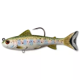   Livetarget Trout Parr Swimbait Silver Olive 10,9cm 21gr Nălucă din cauciuc