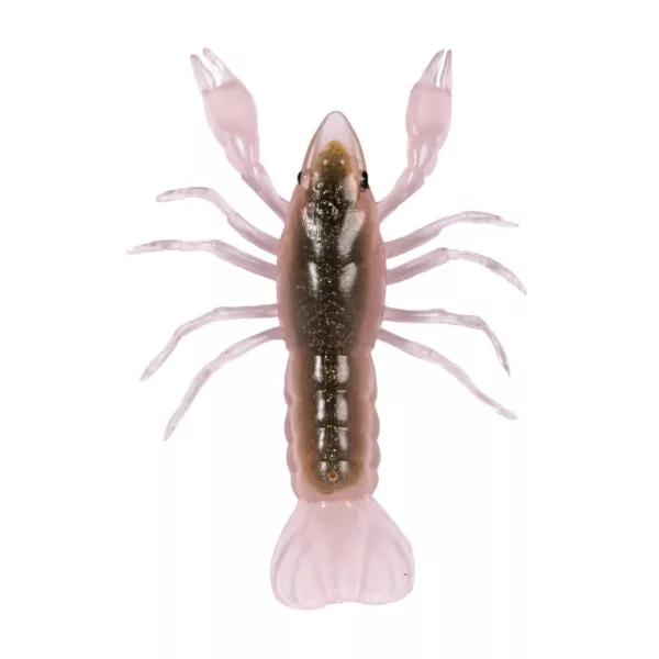 Livetarget Rac Dezasamblat Natural-Dovleac 7,1cm Scufundător Rac din Plastic 6db
