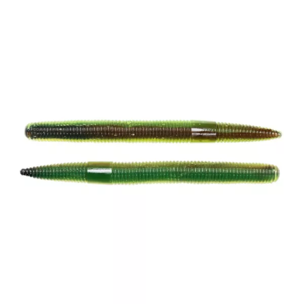 Livetarget Stick Worm Maro-Chartreuse 7,6cm Profil vierme 10buc