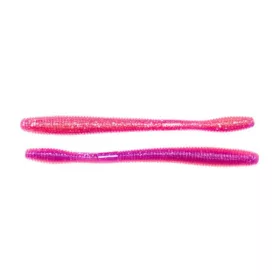   Livetarget Straight Tail Worm Pink-Purple 11,4cm Imitație de Vierme 4 buc