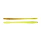 Livetarget Straight Tail Worm Chartreuse-Maro 11,4cm Imitație de Vierme 10buc