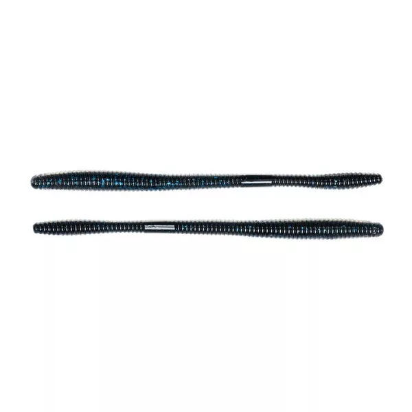 Imitație vierme Livetarget Straight Tail Worm Black-Blue 16,5cm 4buc