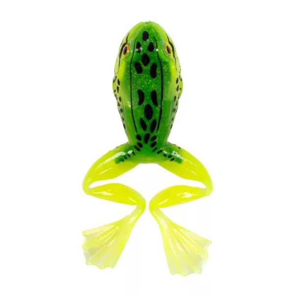 Livetarget Freestyle Frog Chartreuse-Green 7,5cm Imitare Broască 2buc