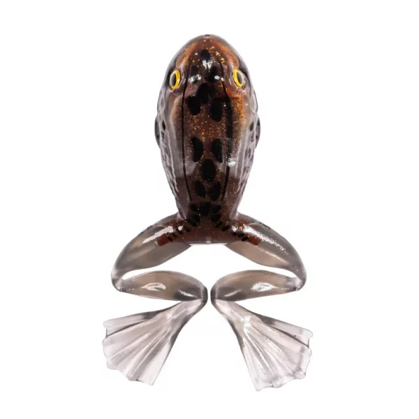 Livetarget Broască Freestyle Bronz-Alb 7,5cm Imitație Broască 2 buc