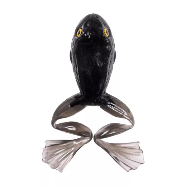 Livetarget Broască Freestyle Negru-Negru 7,5cm Imitație Broască 2 buc