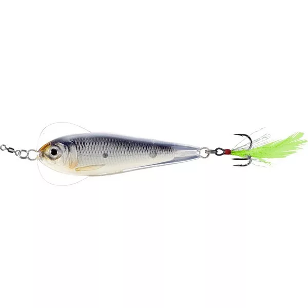 Livetarget Flutter Shad Glow-Black 7,0cm 28gr Momeală Artificială cu Muscă Artificială