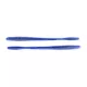 Livetarget Straight Tail Worm Blue-Purple 14cm Imitație de Vierme 10 buc