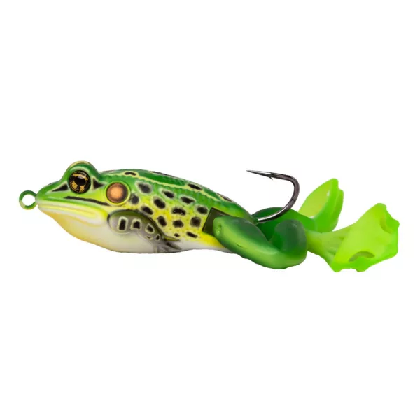 Livetarget Momeală Cursa Broască Ultimativă Verde-Galben 6,3cm 28gr Imitație Broască
