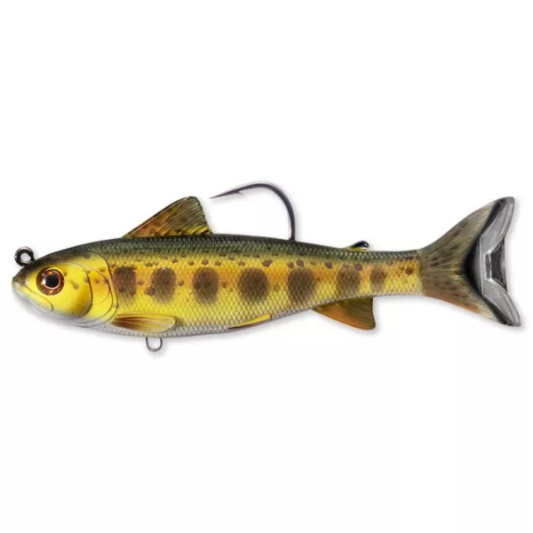 Livetarget Trout Swimbait Gold-Olive 13,1cm 35gr Momeală din Plastic