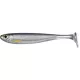 Livetarget Slow-Roll Shiner Paddle Tail Silver-Smoke 12,5cm Momeală de plastic 4 buc