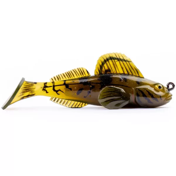 Livetarget Goby Paddletail Rigged Brown-Black 7,1cm 10gr Süllyedő Gumihal