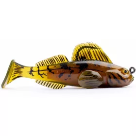   Livetarget Goby Paddletail Rigged Green-Brown 7,1cm 10gr Süllyedő Gumihal