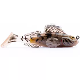   Livetarget Goby Paddletail Rigged Brown-Chartreuse 8,4cm 12gr Süllyedő Gumihal