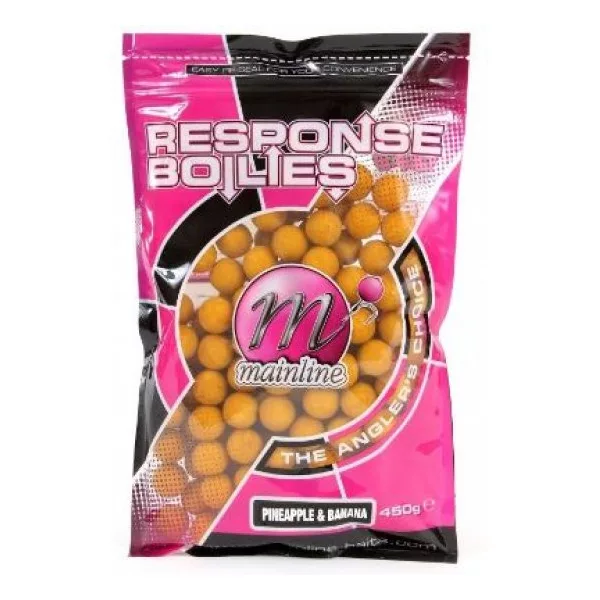 Mainline Shelf Life Boilies Pineapple&Banana 15 mm 450 g.r - boilies pentru cârlig