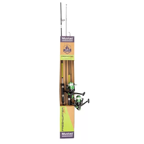 Mustad Legacy Combo Freshwater 2,14m 7-20gr Lansetă 2 Piese cu Mulineta