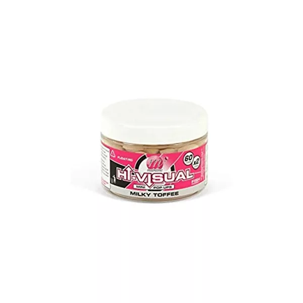 Mainline Mini pop-up-uri vizuale intense Toffee lăptos 10 mm - momeală de cârlig pop up