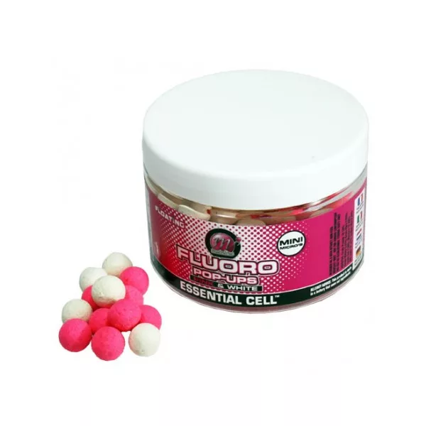 Mainline Pop-ups Pink & White Essential CellTM - boilies pop-up