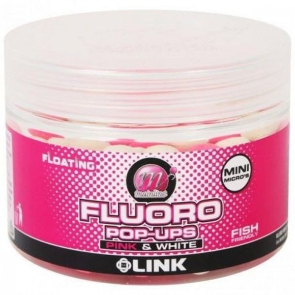 Mainline Pop-ups Mini Pink & White The LinkTM - boilies pop-up