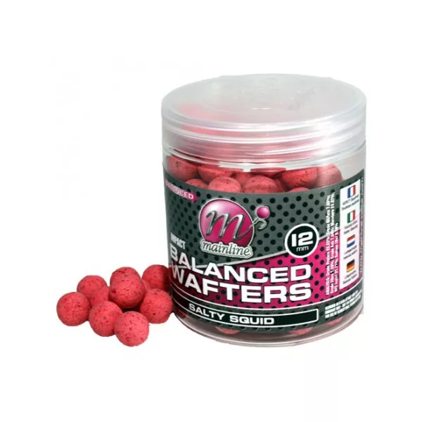 Mainline High Imp. Balanced Wafters Salty Squid-12mm - boilies wafters